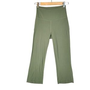lululemon athletica Olive Green High-Rise Flare Leggings